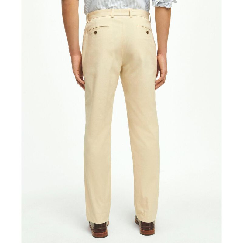 Brooks Brothers Slim Fit Canvas Poplin Chinos In Supima Cotton image number 1