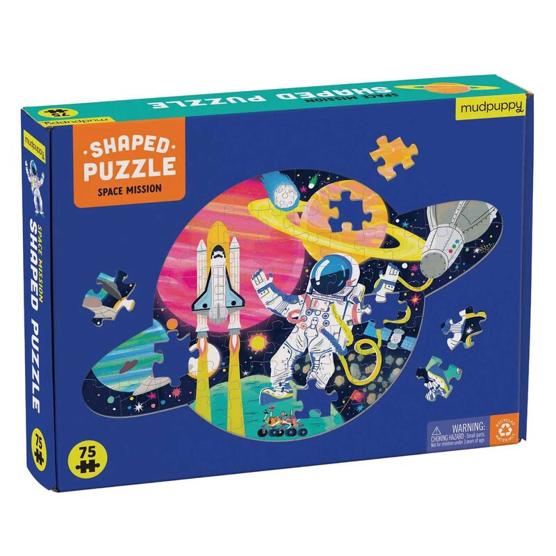 Space Mission 75Pc Shaped Scene Puzzle image number 0