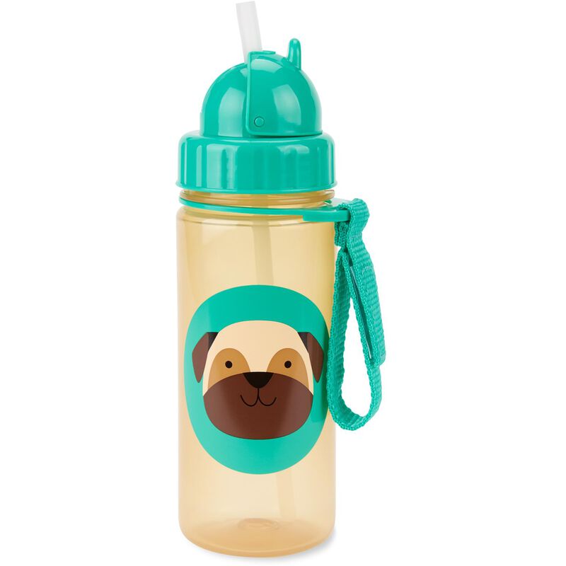 Skip Hop Zoo Pp Straw Bottle - Pug image number 0