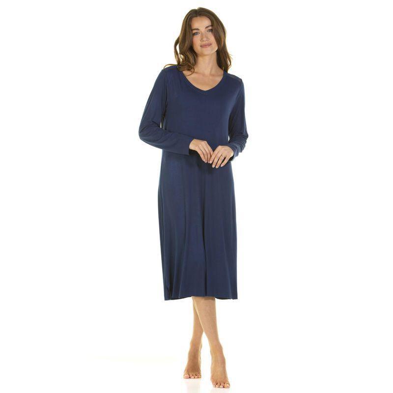 La Marquise Bamboo Lace Long Sleeve Nightdress image number 0