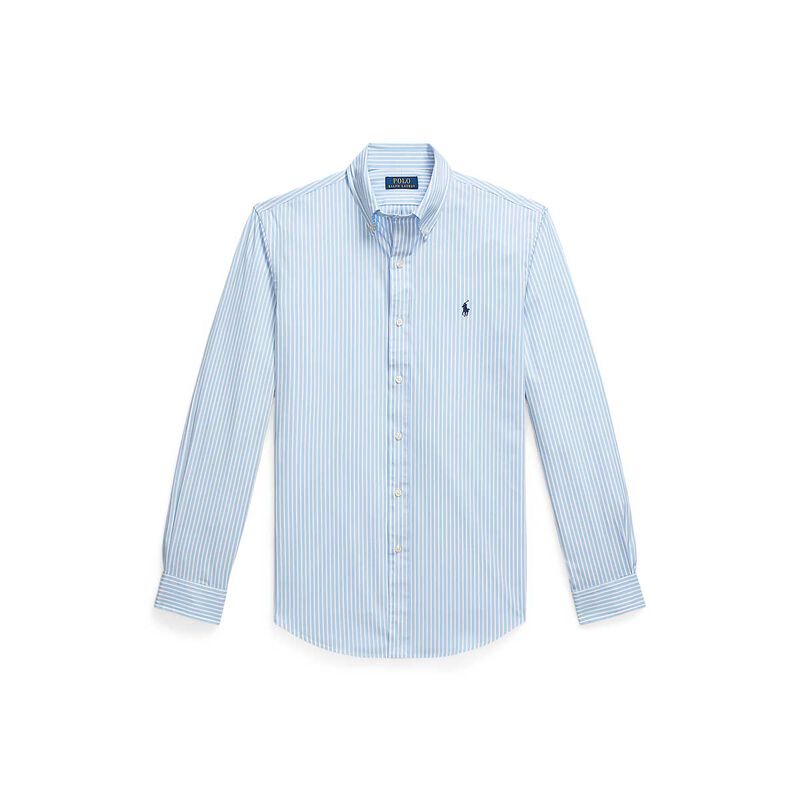 Polo Ralph Lauren Custom Fit Striped Stretch Poplin Shirt image number 2