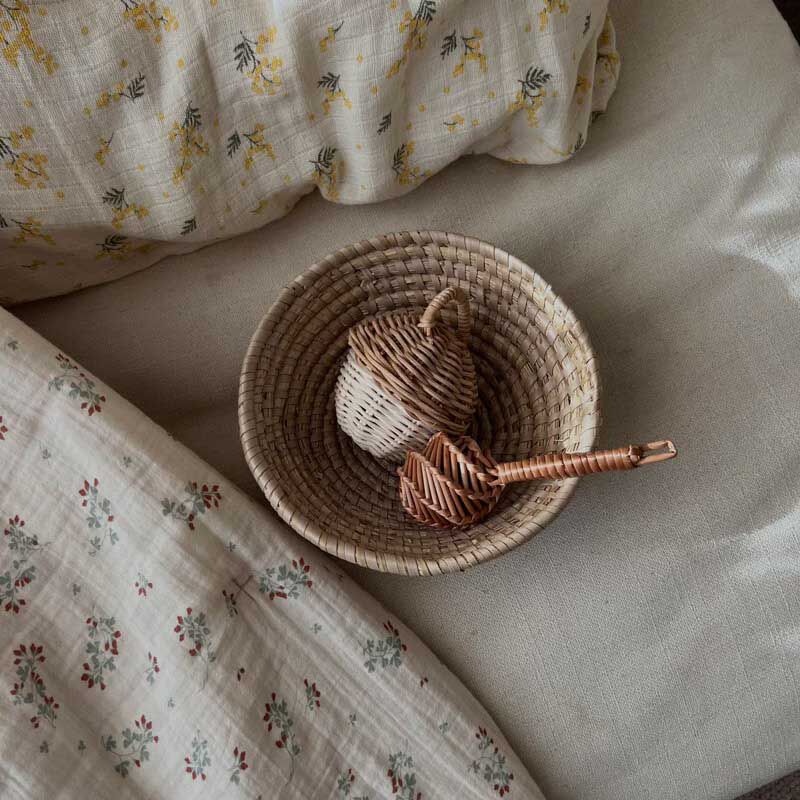 Classical Child Acorn Rattan Rattle image number 1