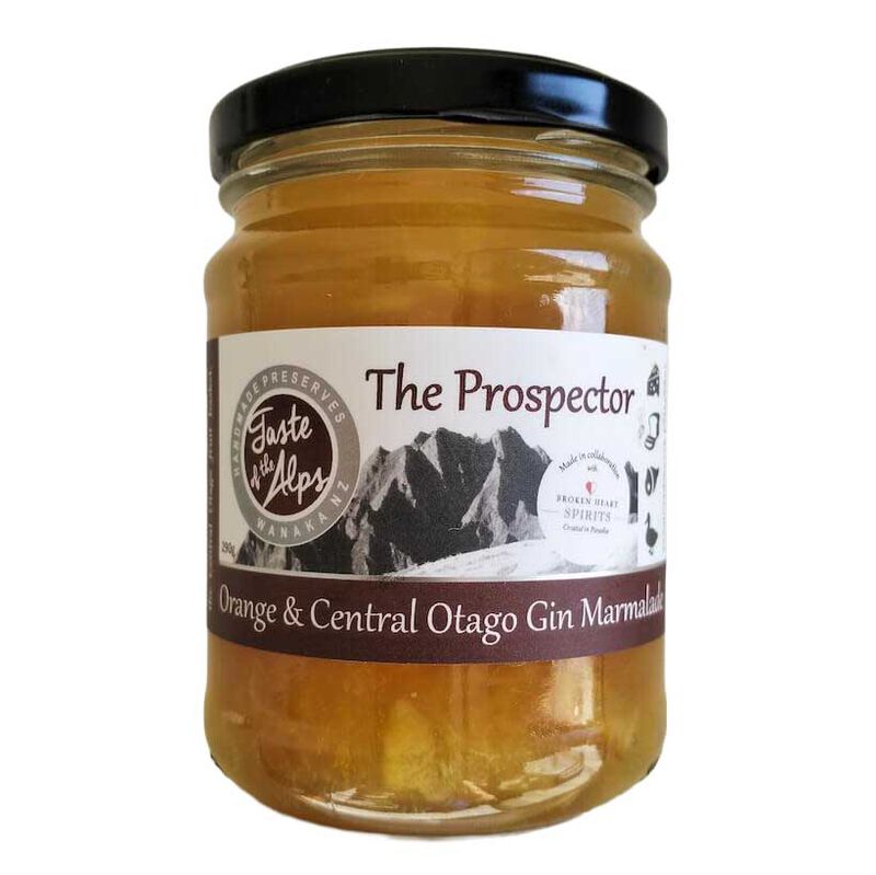 Taste of the Alps The Prospector Central Otago Gin & Orange Marmalade 290g image number 0