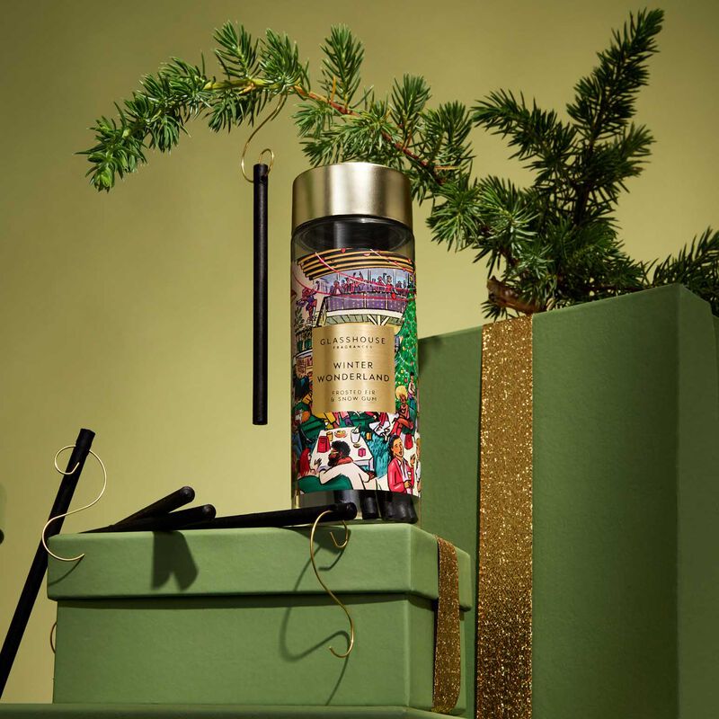 Glasshouse Fragrances Winter Wonderland Tree Scent Stems image number 1