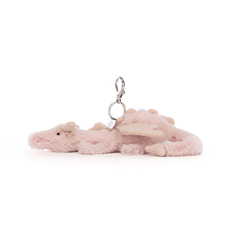 Jellycat Rose Dragon - Bag Charm image number 2