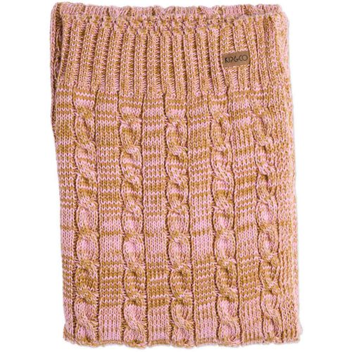 Kip&Co Toffee Swirl Cable Knit Blanket