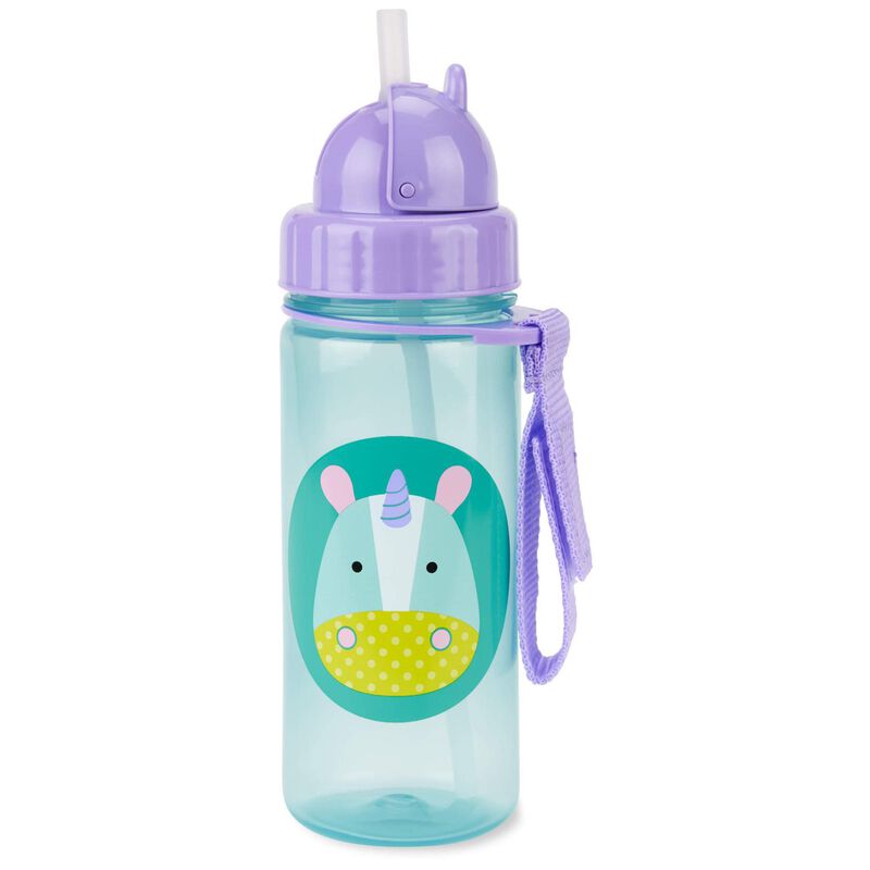 Skip Hop Zoo Pop Straw Bottle - Unicorn image number 0