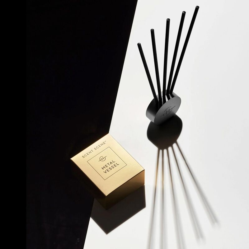 Glasshouse Fragrances Scent Scene Metal Vessel - Gunmetal image number 1