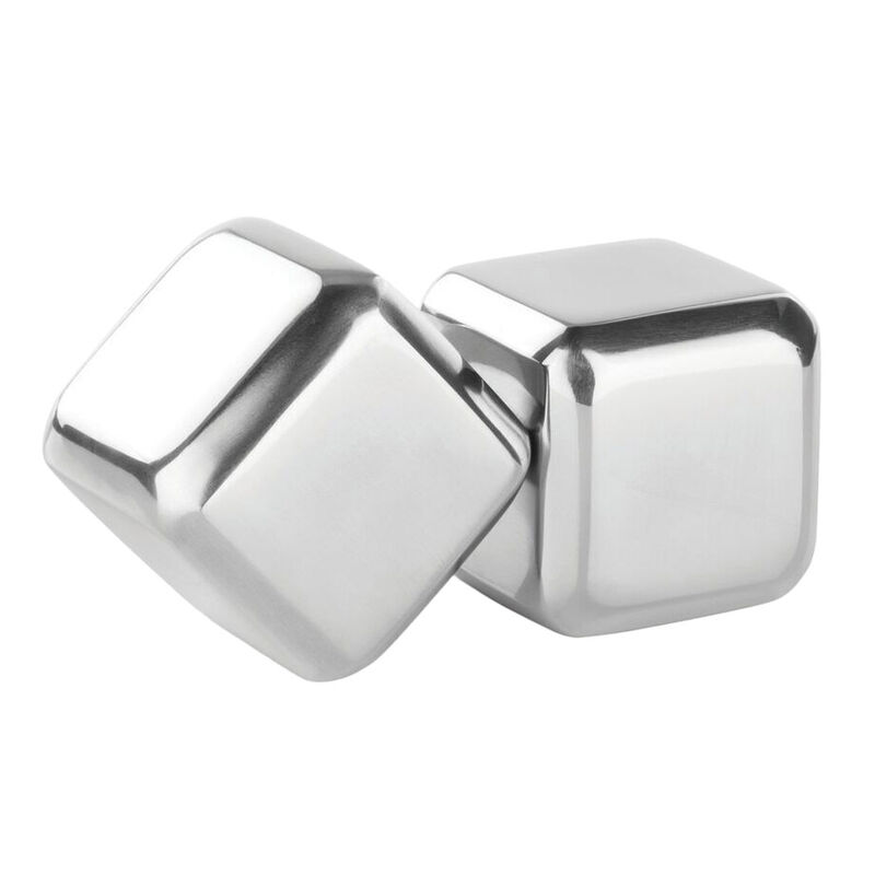 Viski Glacier Rocks&reg; Large Stainless Steel Cubes image number 0