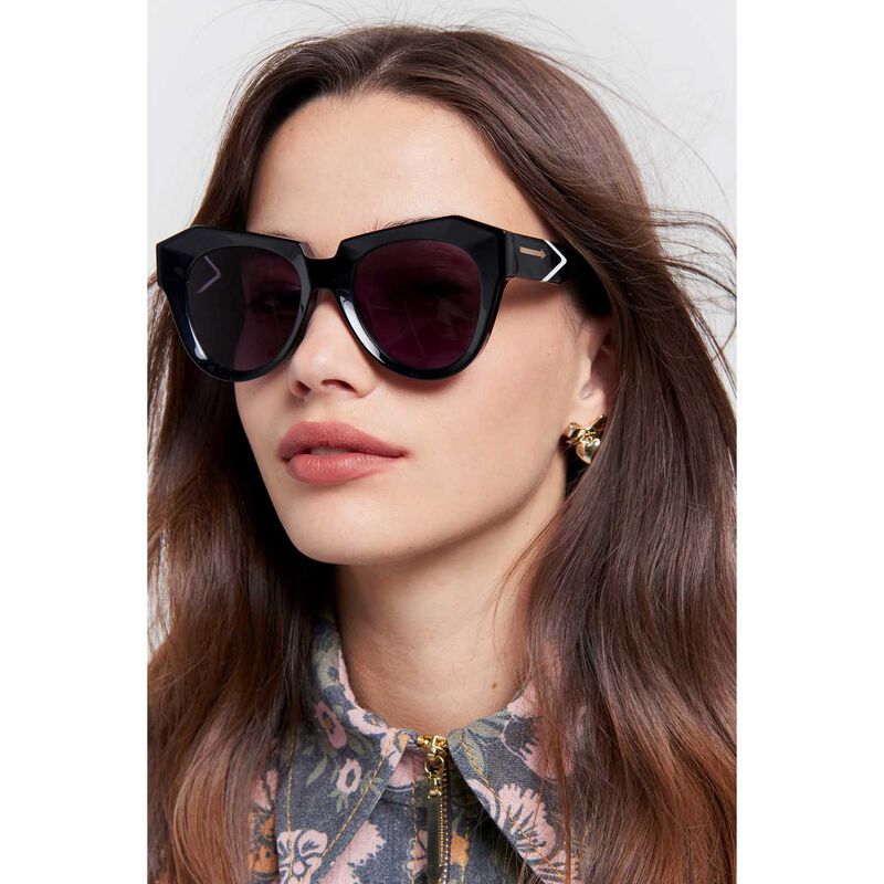 Karen Walker Apollo One Black Sunglasses image number 1