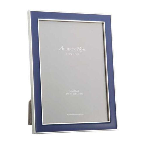 Addison Ross 5x7 Navy Enamel Photo Frame 15mm