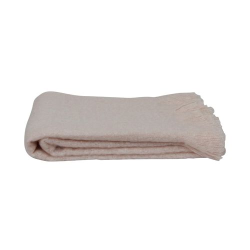 French Country Throw Tassle Pink