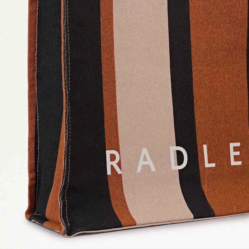 Radley Stripe Medium Open Top Tote Bag image number 3