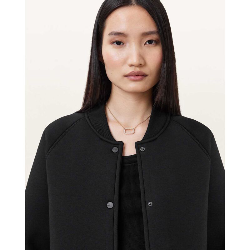 AllSaints Nicola Oversized Bomber Jacket image number 2