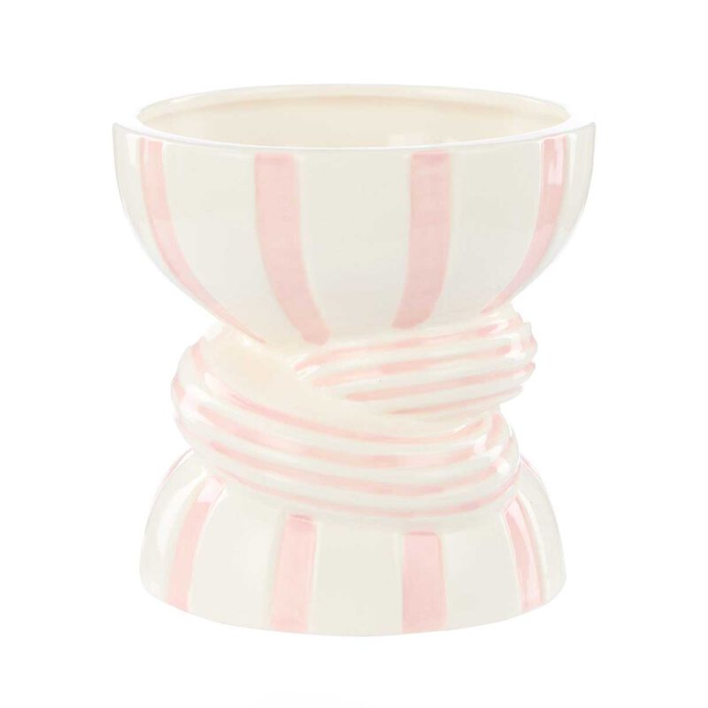 Emporium Lulu Collection Twist Stripe Vase Large - Pink image number 0