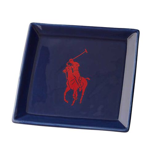 Polo Ralph Lauren Polo Icon Trinket Tray - Navy/Red