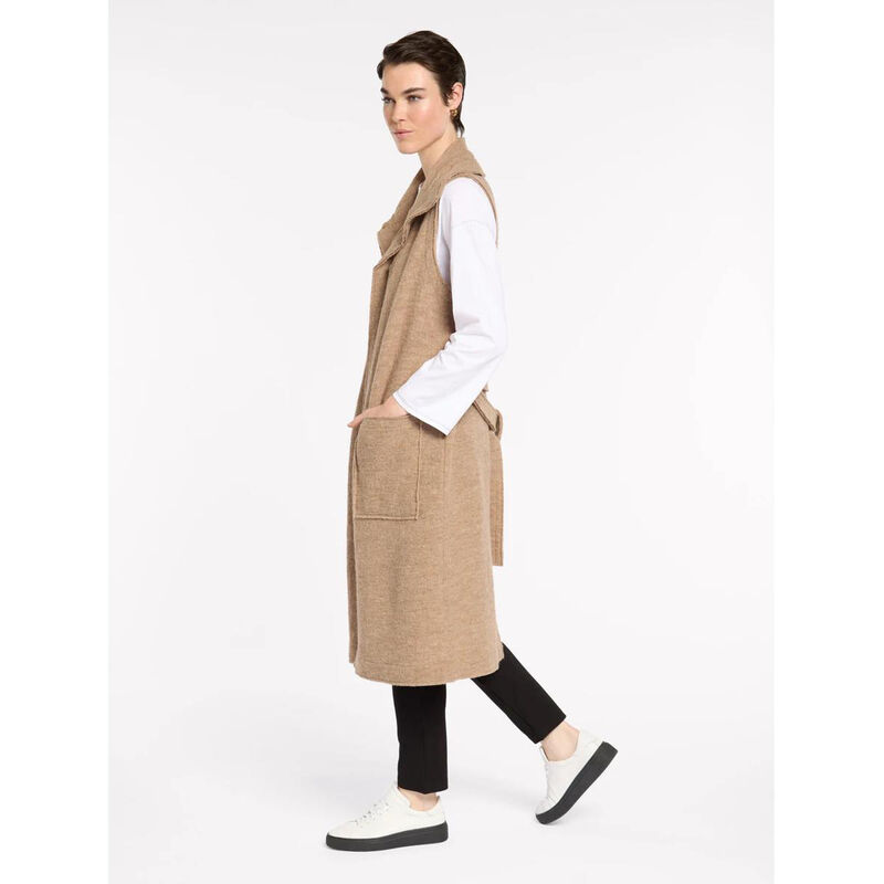 Marco Polo Boiled Wool Wrap Vest image number 2