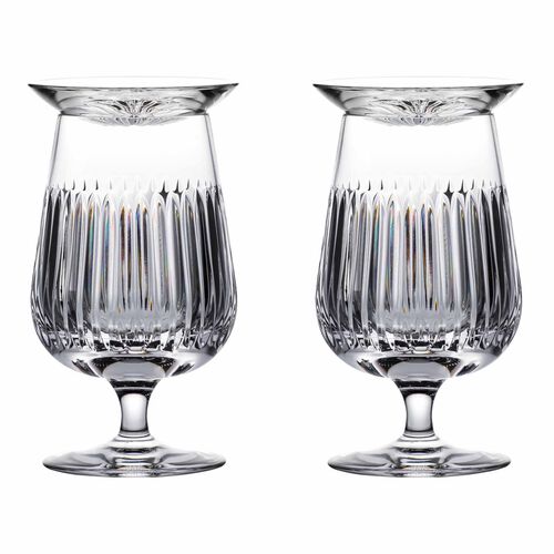 Waterford Connoisseur Aras Rum Snifter & Tasting Cap 8oz Set of 2