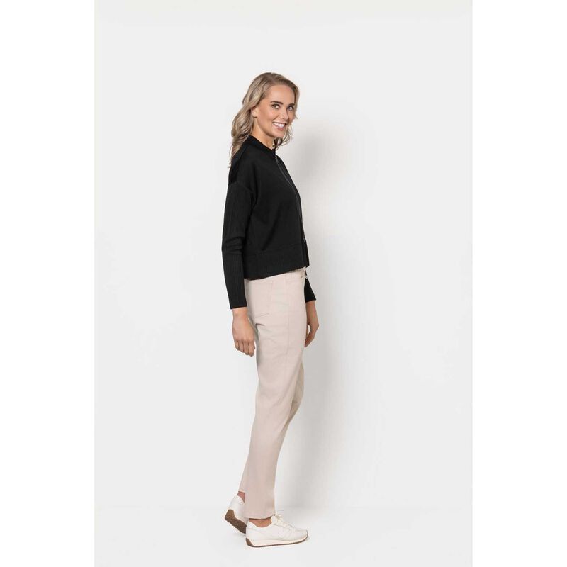 B Essentials by Ballantynes Zip Cardi image number 3