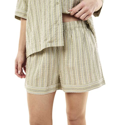 Papinelle Karen Walker Seersucker Stripe Boxer Pj