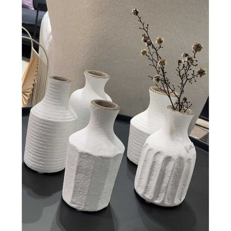 Fabre Vase Rustic White - Assorted Sold Individually image number 1