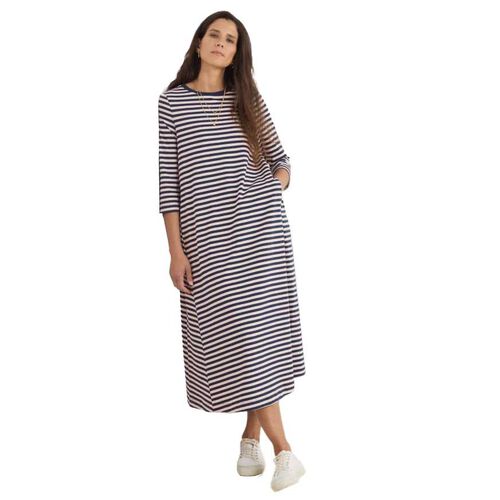 Seasalt Cornwall 3/4 Ivey Dress Mini Cornish Hessian Maritime