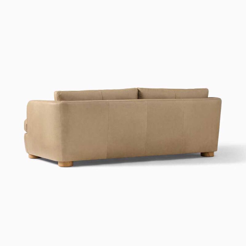 West Elm Leroy Leather Sofa image number 1
