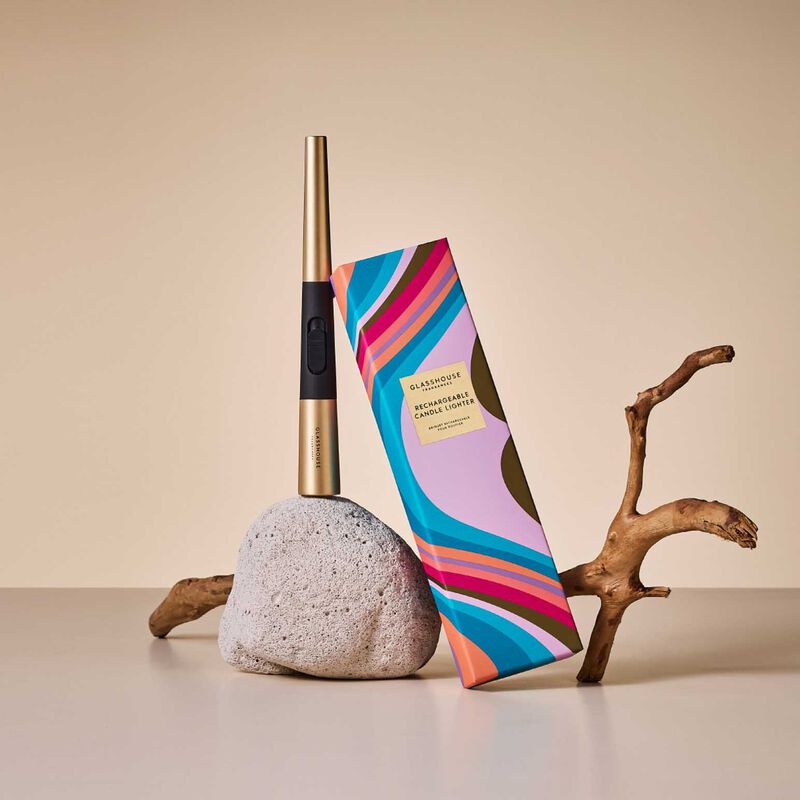 Glasshouse Fragrances Gold Rechargeable Candle Lighter image number 1