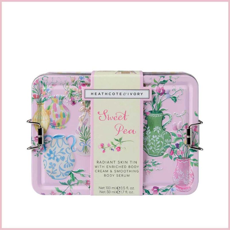 Heathcote & Ivory Sweet Pea Radiant Skin Tin image number 1