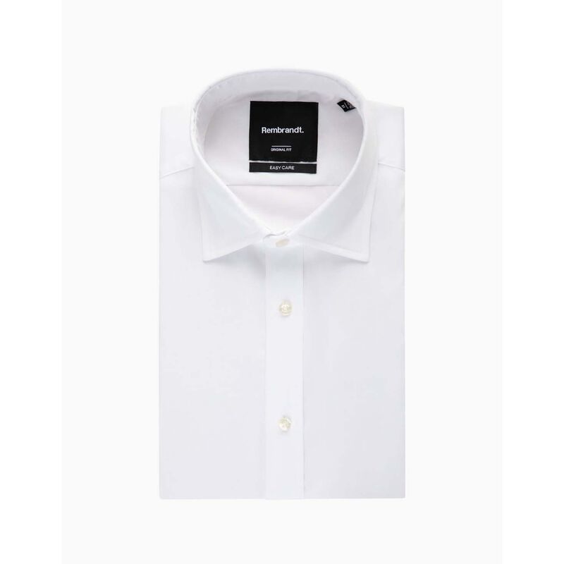 Rembrandt London White Fine Twill Shirt image number 2