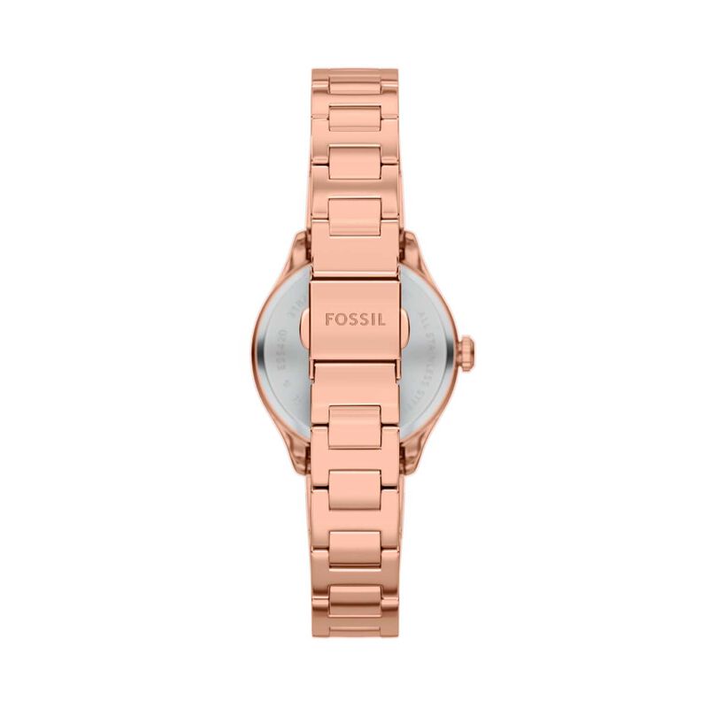 Fossil Gilmore Three-Hand Rose Gold-Tone Stainless Steel Watch ES5420 image number 1