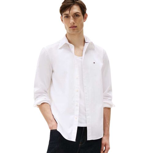 Tommy Hilfiger Flex Poplin Solid Regular Fit Shirt