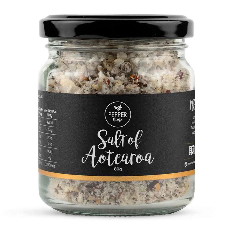 Pepper & Me Salt of Aotearoa NZ Salt Sprinkle 80g image number 0