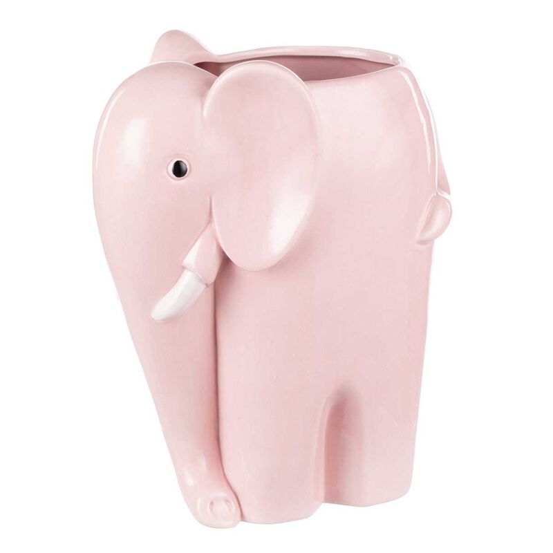 Emporium Brynlee Elephant Vase Tall - Pink image number 1
