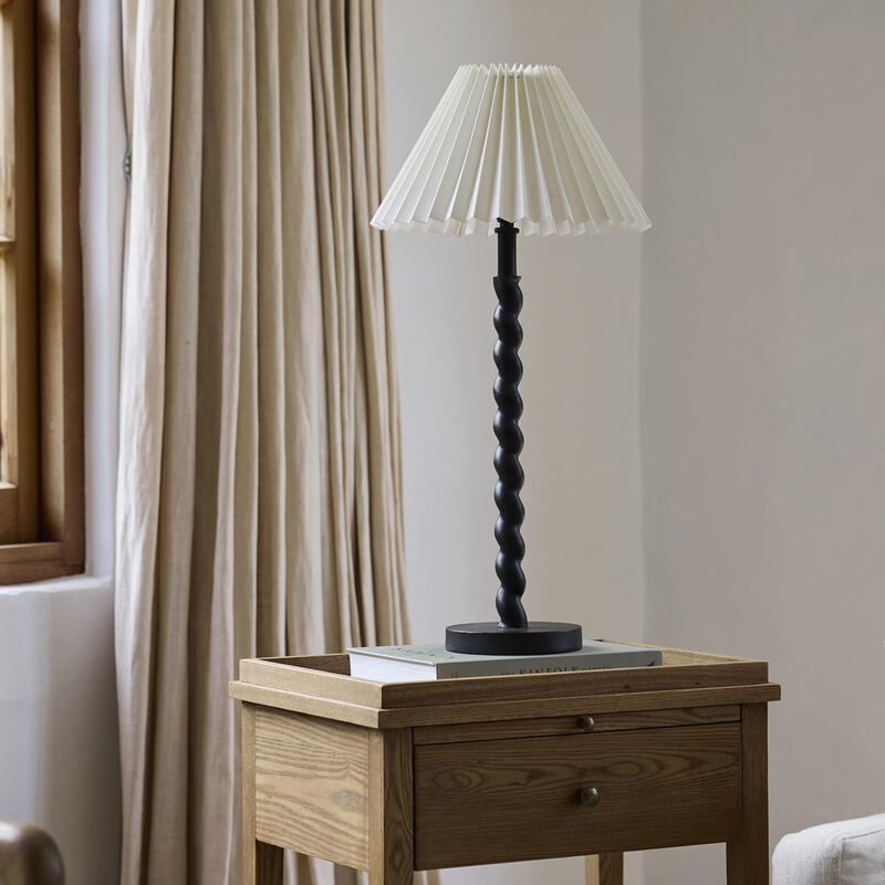 French Country Twist Table Lamp Base Short image number 2