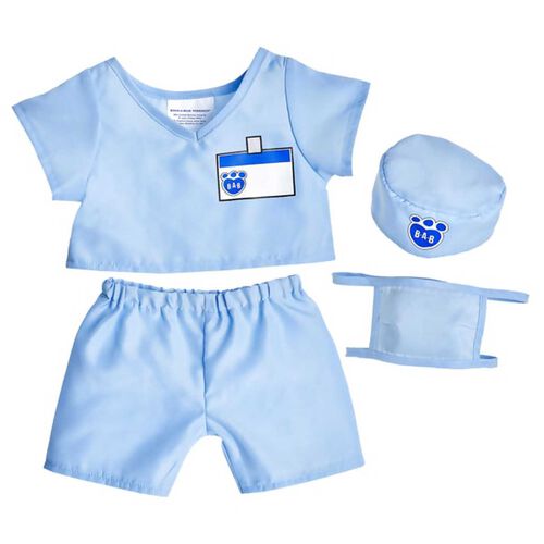 Build A Bear Outfit - Blue Scrubs