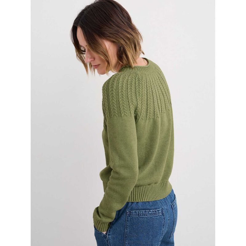 Seasalt Cornwall Stone Chat Jumper Moss image number 1