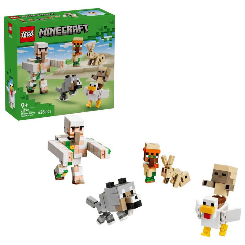 LEGO Minecraft&reg; Chicken Jockey Desert Attack image number 0