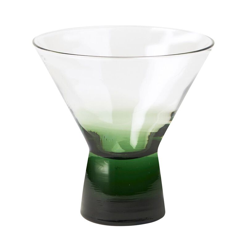Broste Konus Cocktail Glass Short - Green image number 0