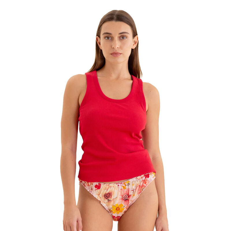 Papinelle Milla Rib Shelf Bra Tank image number 0