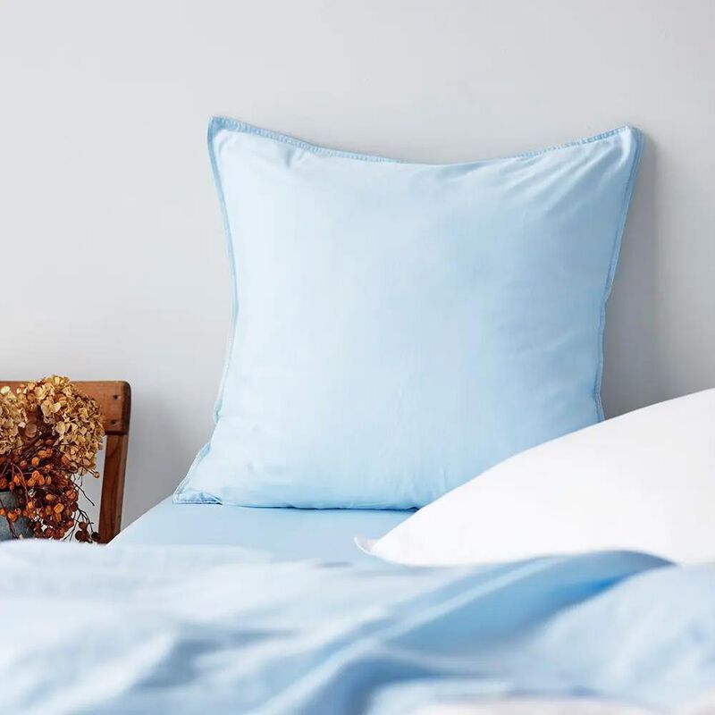 George Street Linen Soft Washed Cotton European Pillowcase Set Of 2 image number 4