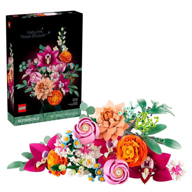 LEGO Botanicals: Pretty Pink Flower Bouquet image number 0
