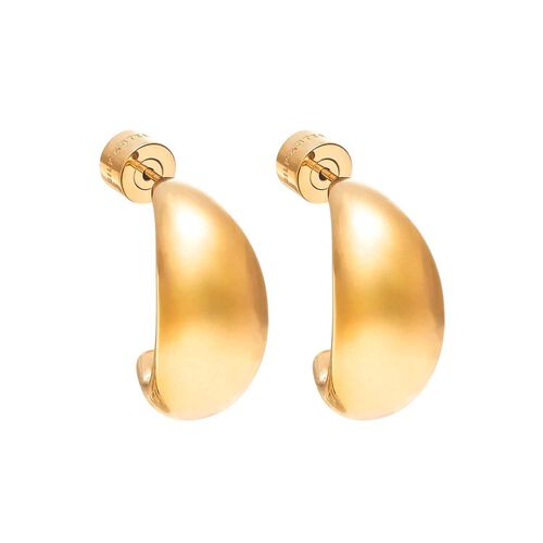 Silk & Steel Dynamic Hoop Earrings Large