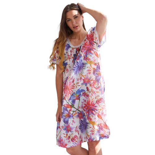 Cottonreal Lilly Fern Lounger Nightdress
