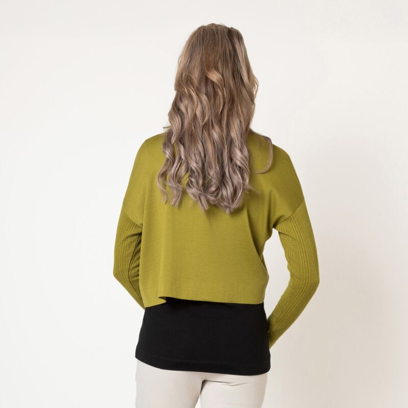 B Merino Zip Cardi image number 5