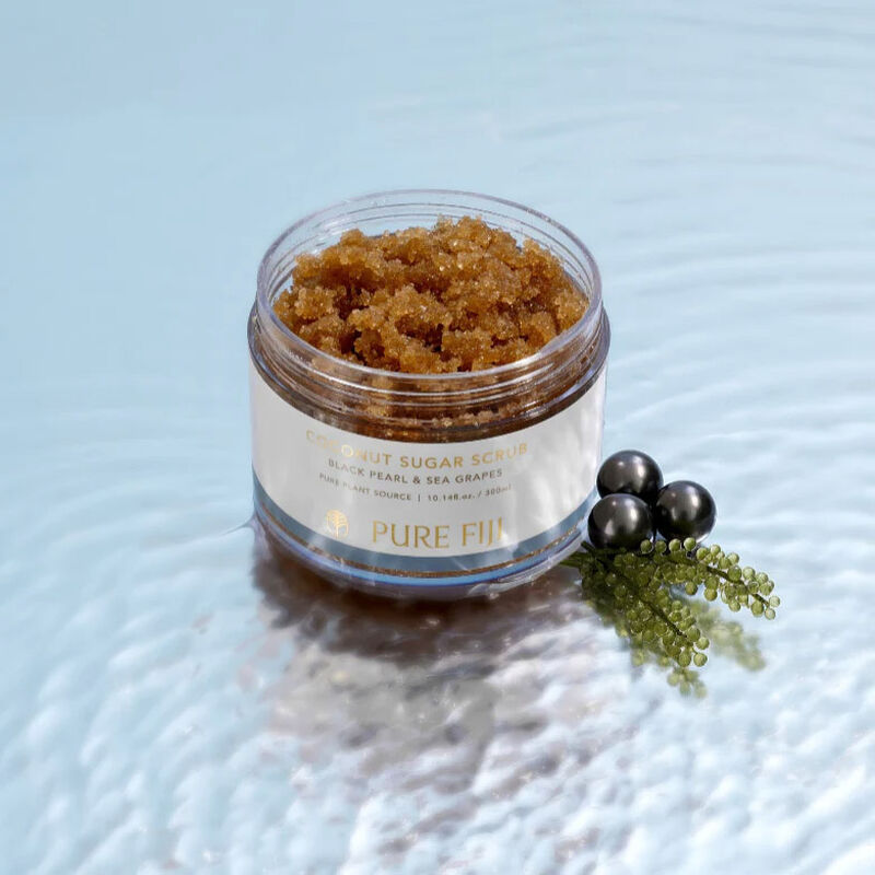 Pure Fiji Sugar Scrub 300ml - Black Pearl & Sea Grapes image number 1