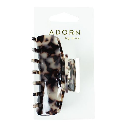 Mae Claw Clip Tortoise Squared Edge 8.5cm