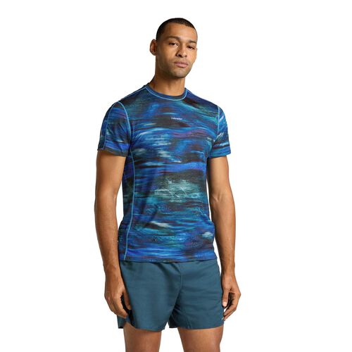 Icebreaker M Merino Blend 125 Cool-Lite Speed SS Tee Fusion AOP