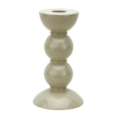 Addison Ross Bobbin Cappuccino Candle Stick 14cm