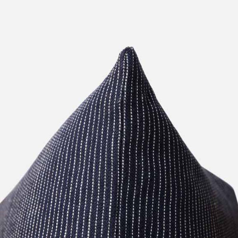 Città Fine Striped Linen Cushion Cover 55x55cm - Night image number 1